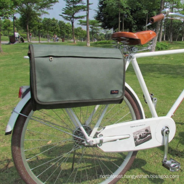 Alibaba China Guang Zhou Wholesale external frame canvas single bike pannier bags